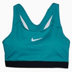 Nike Pink Sports Bra Moisture-Wicking Racerback Design